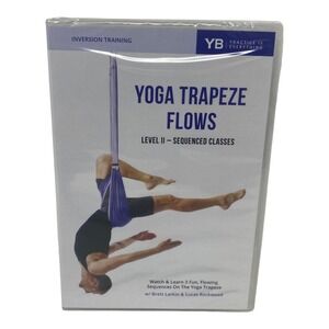 YogaBody‎ Inversion Training Yoga Trapeze Flows Level II Sequenced Classes DVD